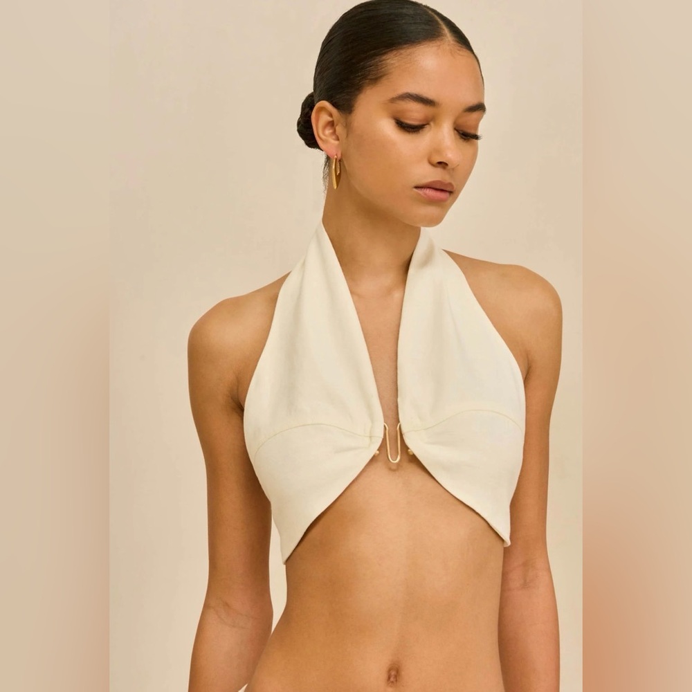 Cult Gaia Diem Linen Top